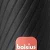 Bolsius stompkaars Twist antraciet 60 uur D 13,6 H 6,8 cm
