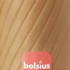 Bolsius stompkaars Twist beige 60 uur D 13,6 H 6,8 cm
