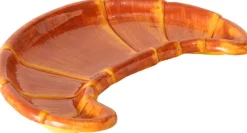 Boltze dienblad Croissant bruin 18 x 18 x 3 cm