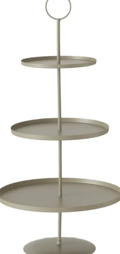 Boltze etagère Samona beige D 30 H 60 cm