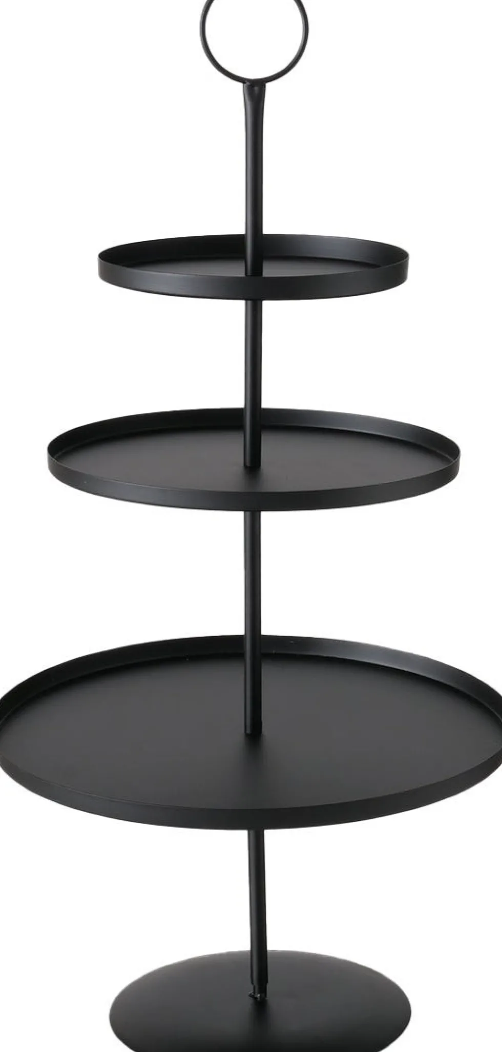 Boltze etagère Samona zwart D 30 H 60 cm