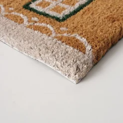 Boltze kokosmat Julehus huis bruin 60 x 40 x 1,2 cm