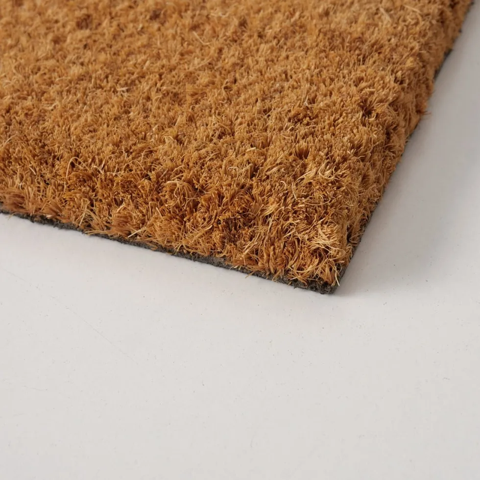 Boltze kokosmat Noelle strik bruin 60 x 40 x 1,2 cm