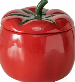 Boltze opbergblik Tomate rood D 16 H 16,5 cm