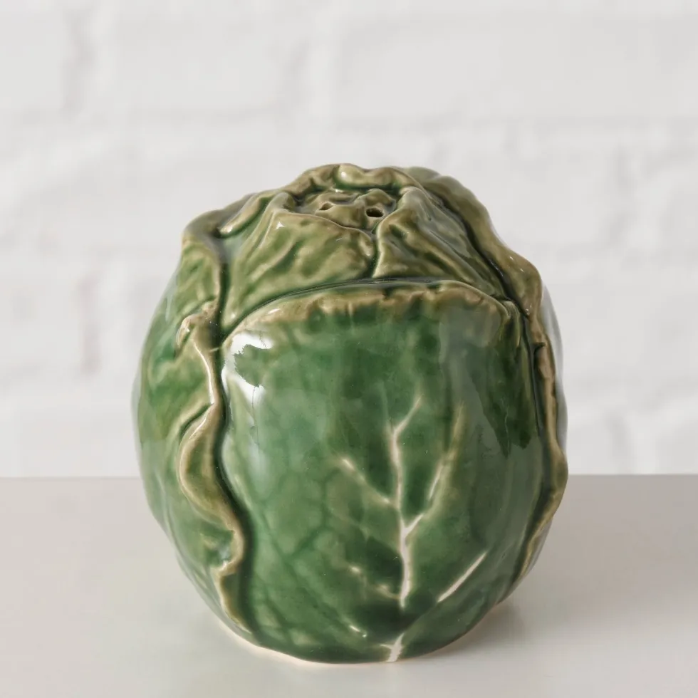 Boltze peper en zoutstel Kool groen D 7,5 H 7,5 cm