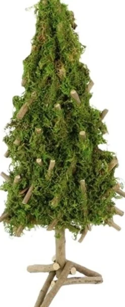 Boom op voet groen 10 x 18 x 40 cm