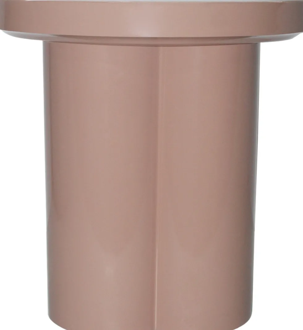 Brix bijzettafel Noa roze D 43 H 45 cm