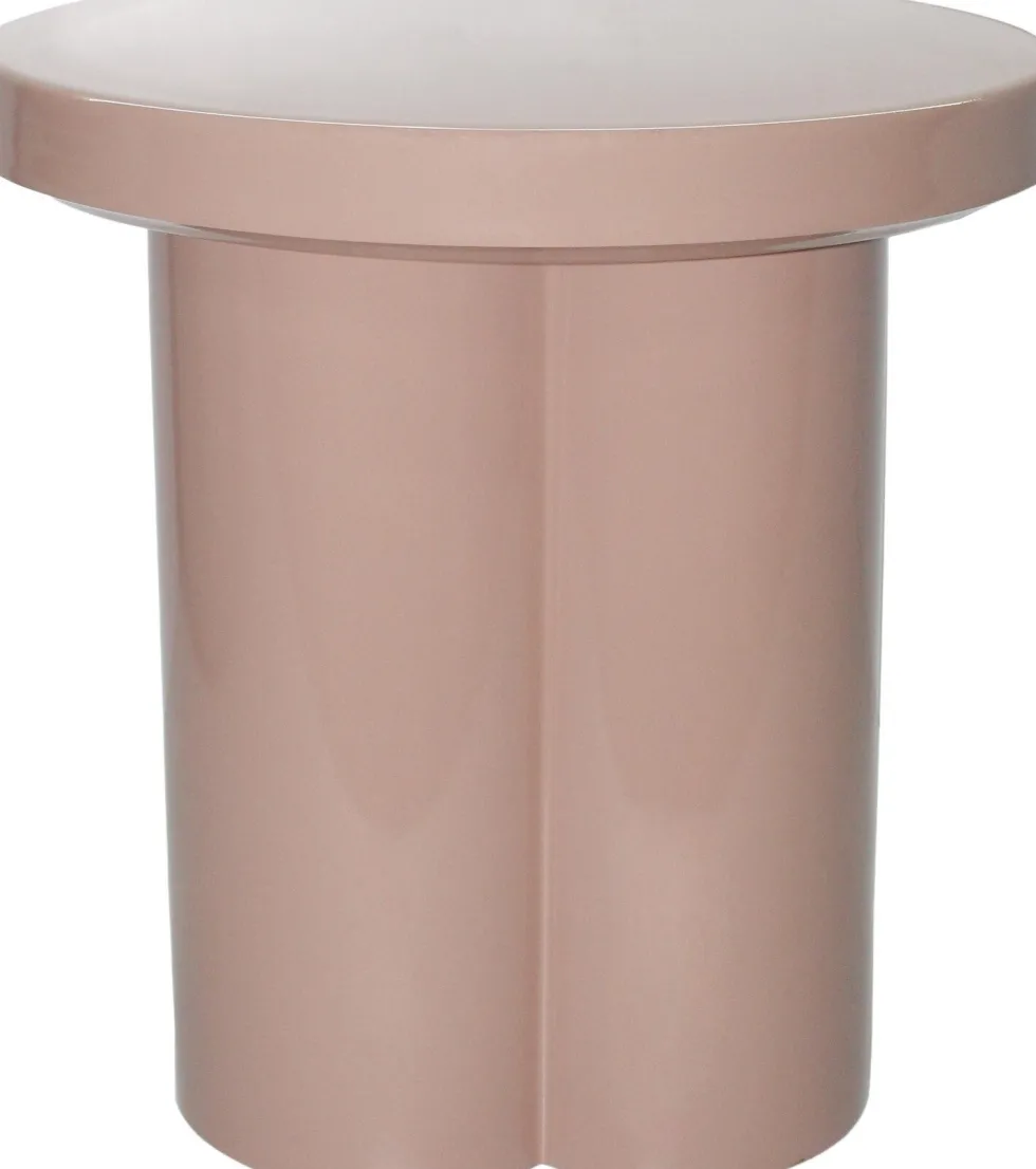 Brix bijzettafel Noa roze D 43 H 45 cm