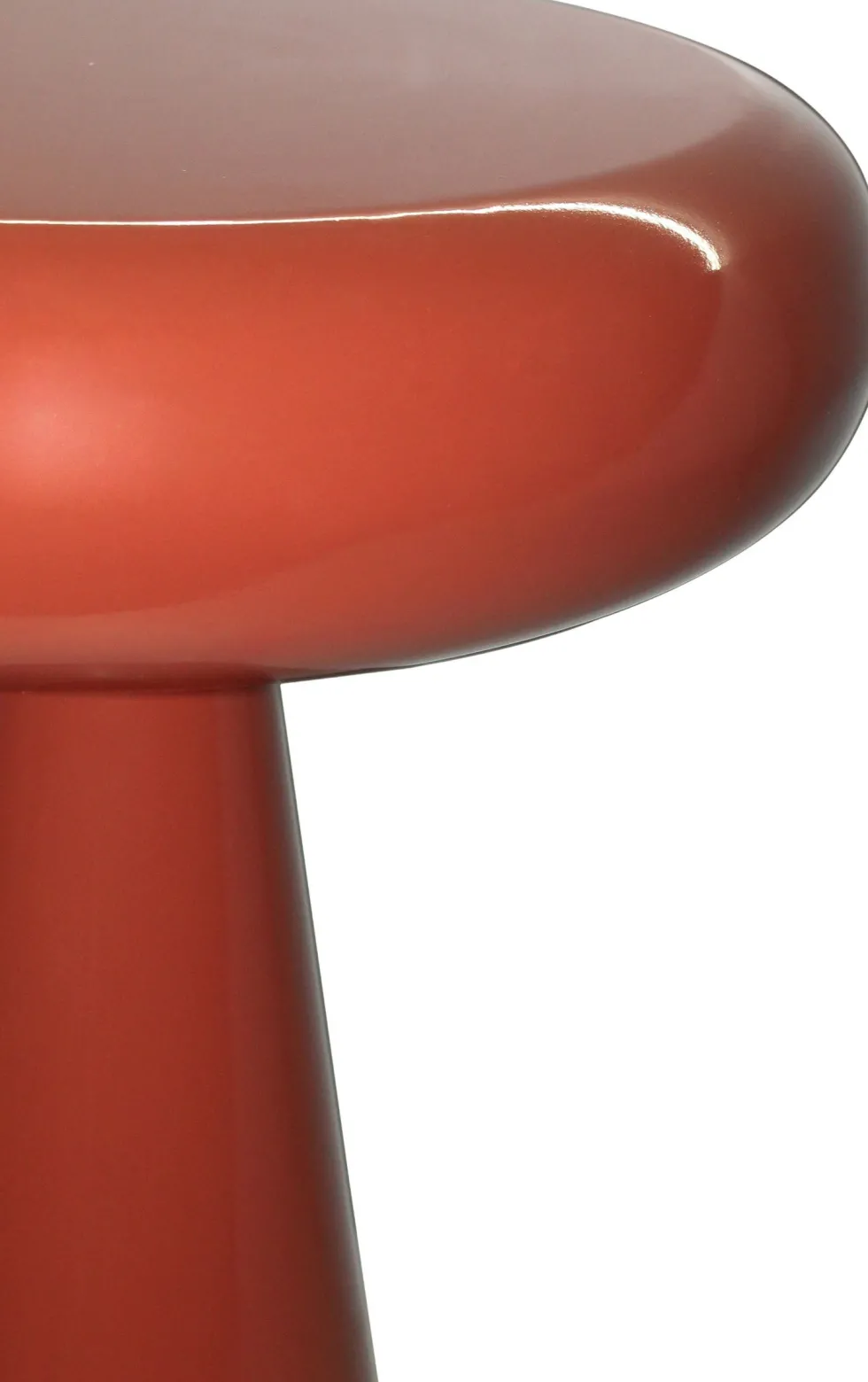 Brix bijzettafel Sam oranje D 36 H 57 cm