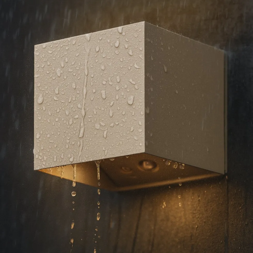 Calex wandlamp Falerna beige 8,5 x 8,5 x 8,8 cm 2 stuks