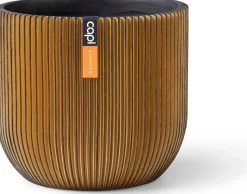 Capi Europe bloempot Groove goud D 23,5 H 20,8 cm