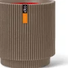 Capi Europe bloempot Groove taupe D 44 H 46 cm