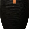 Capi Europe bloempot Nature-Rib zwart D 40 H 60 cm