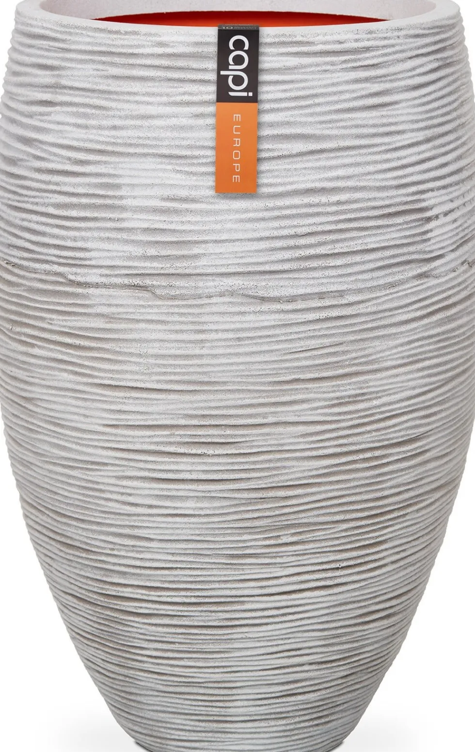 Capi Europe bloempot Nature-Rib ivoor D 40 H 60 cm
