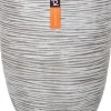 Capi Europe bloempot Nature Rib ivoor D 36 H 47 cm