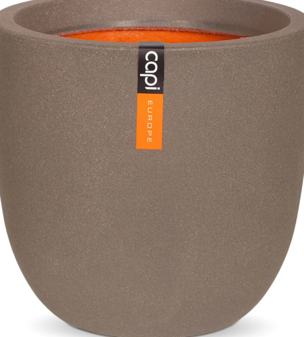Capi Europe bloempot Smooth taupe D 35 H 34 cm