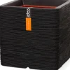 Capi Europe plantenbak Nature-Rib zwart 30 x 30 x 30 cm