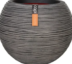 Capi Nature pot bol row D 62 H 48 cm zwart grijs