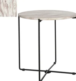 Casa Vivante bijzettafel Liva bruin 47 x 47 x 45 cm