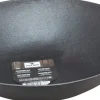 Cast Iron wokpan zwart D 37 H 11 cm