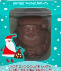 Chocoba Chocolate hot chocolate bombe Kerstman