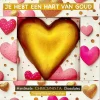 Choconista chocolade hart van goud 100 gr
