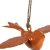 Countryfield beeld Chery vogel oranje 14 x 4 x 10 cm