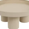 Countryfield decoratiebord op voet Cullen crème D 30 H 13 cm
