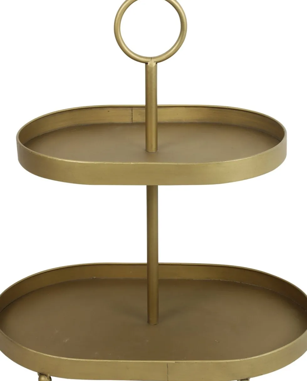 Countryfield etagère Bonamy goud 47 x 31,5 x 50 cm