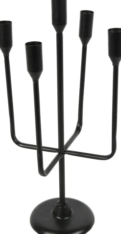 Countryfield kandelaar Kiros zwart D 16 H 40 cm