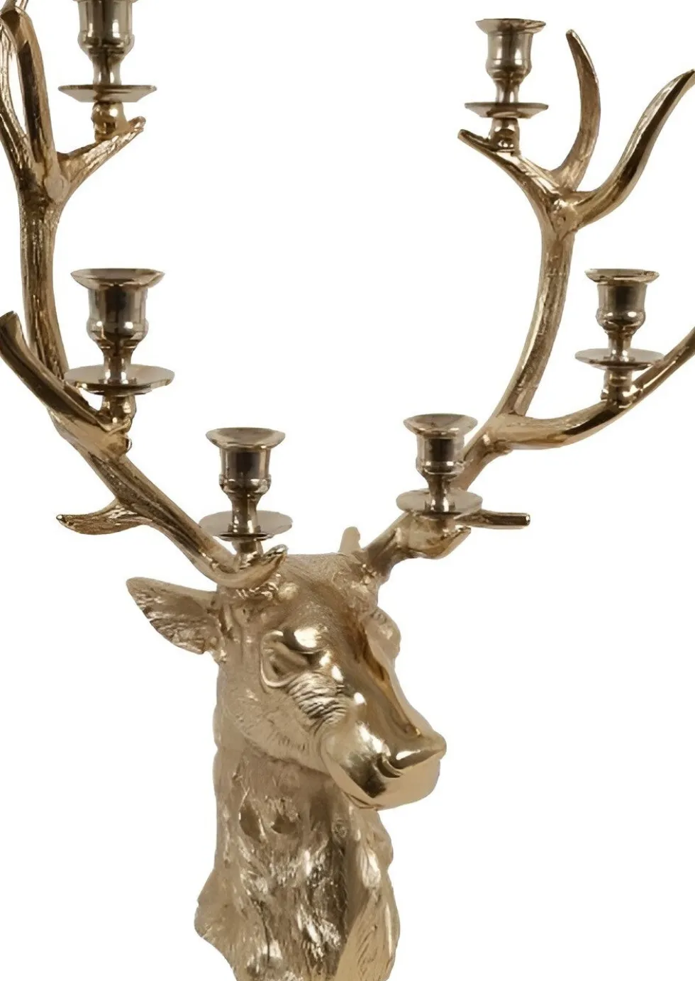 Countryfield kandelaar Rendier goud 28 x 46 x 66 cm