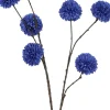 Countryfield kunstbloem Chrysant blauw H 107 cm