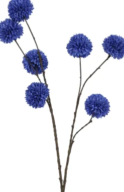 Countryfield kunstbloem Chrysant blauw H 107 cm