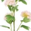 Countryfield kunstbloem Gelderse roos roze H 90 cm
