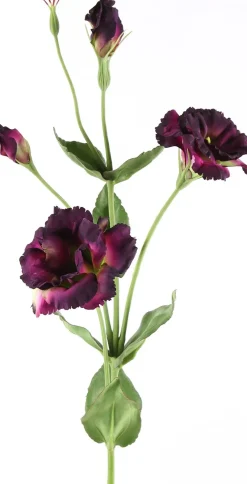 Countryfield kunstbloem Lisianthus rood H 94 cm