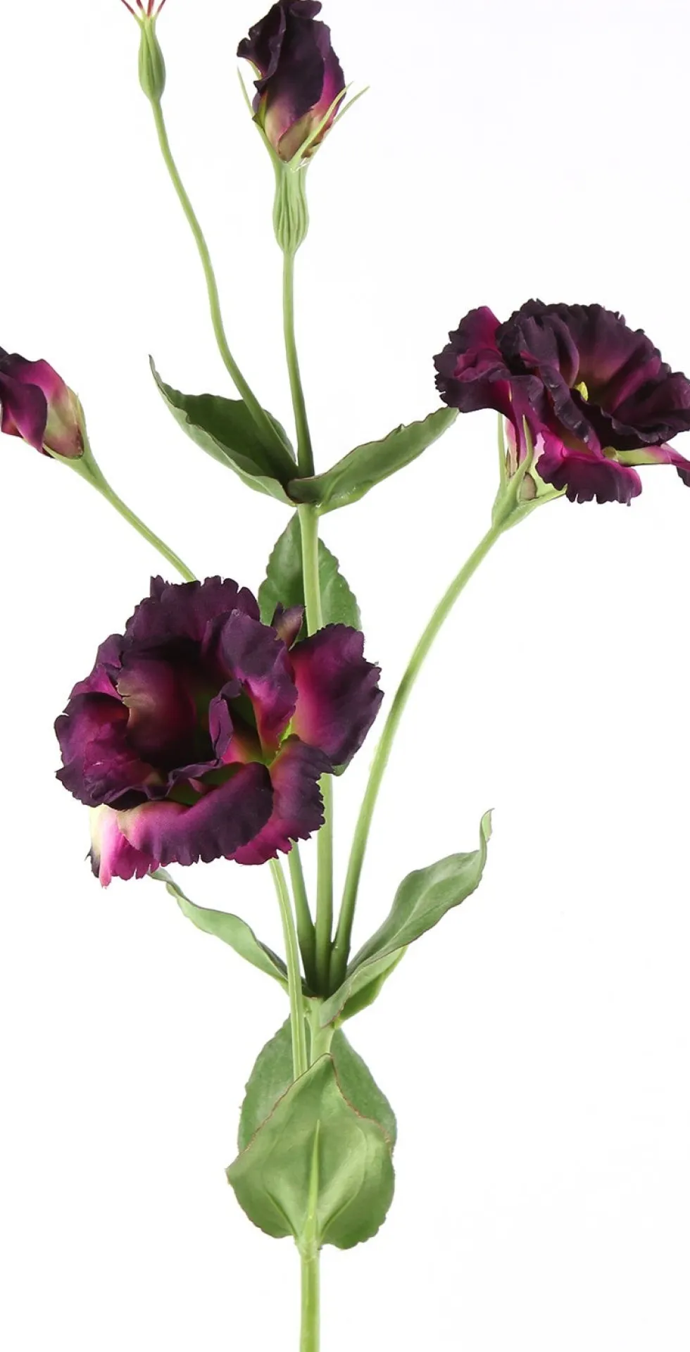 Countryfield kunstbloem Lisianthus rood H 94 cm