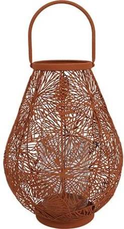 Countryfield lantaarn Janine terracotta D 24 H 32 cm