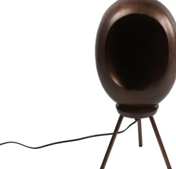 Countryfield vloerlamp op poten Eggy koper 13,5 x 24,5 x 52,5 cm