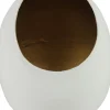 Countryfield waxinelichthouder Madras wit D 12,5 H 15,5 cm