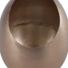 Countryfield waxinelichthouder Per bruin / goud D 13 H 16 cm