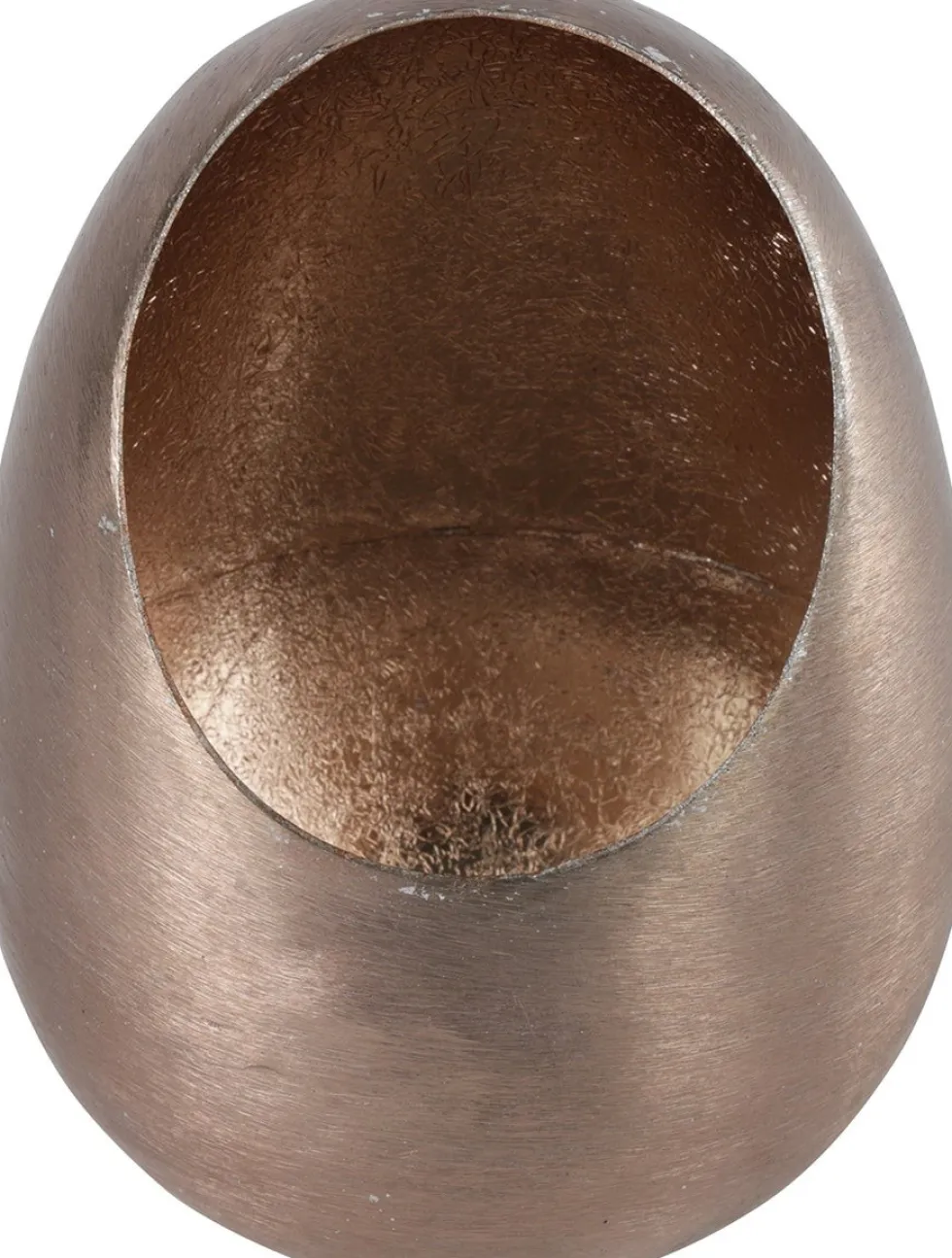 Countryfield waxinelichthouder Per bruin / goud D 10 H 14 cm