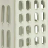 Countryfield waxinelichthouder Wilhelmus wit 8,5 x 8,5 x 23 cm