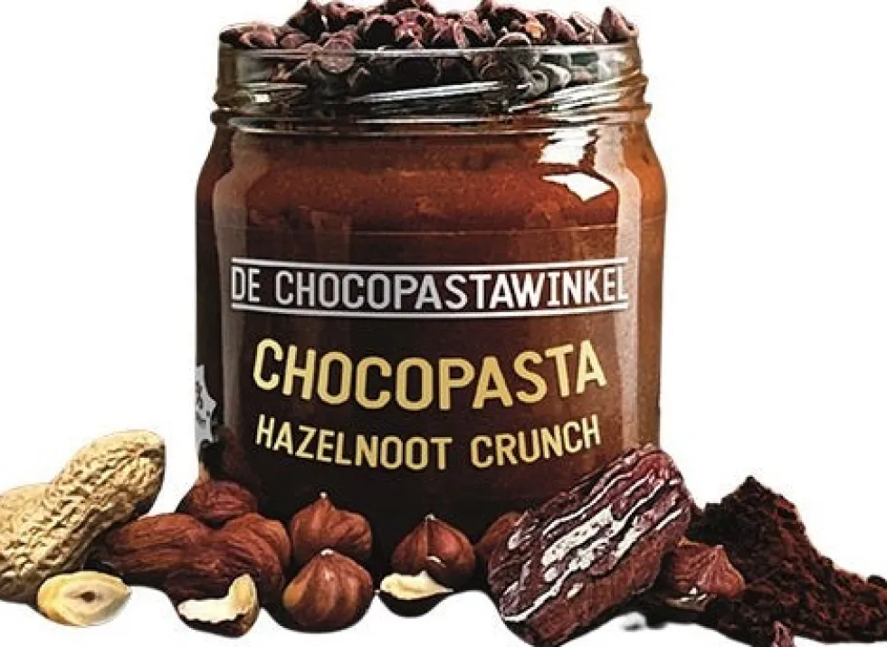De Chocopastawinkel hazelnoot crunch 380 gr