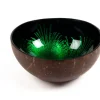 Decoratiebord kokosnoot vuurwerk Coco groen 13 x 7 x 13 cm