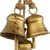 Decoratie hanger bel goud 15 x 8 x 40 cm
