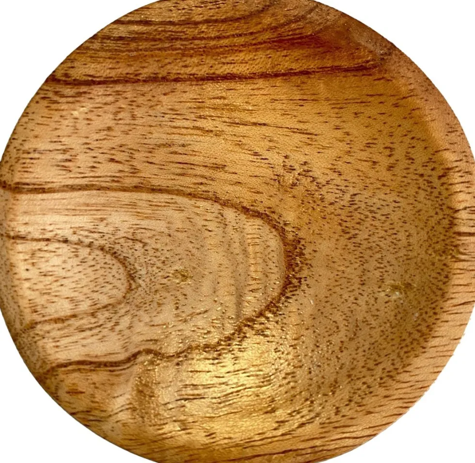 Decoratieschaal naturel D 7,5 H 1,5 cm