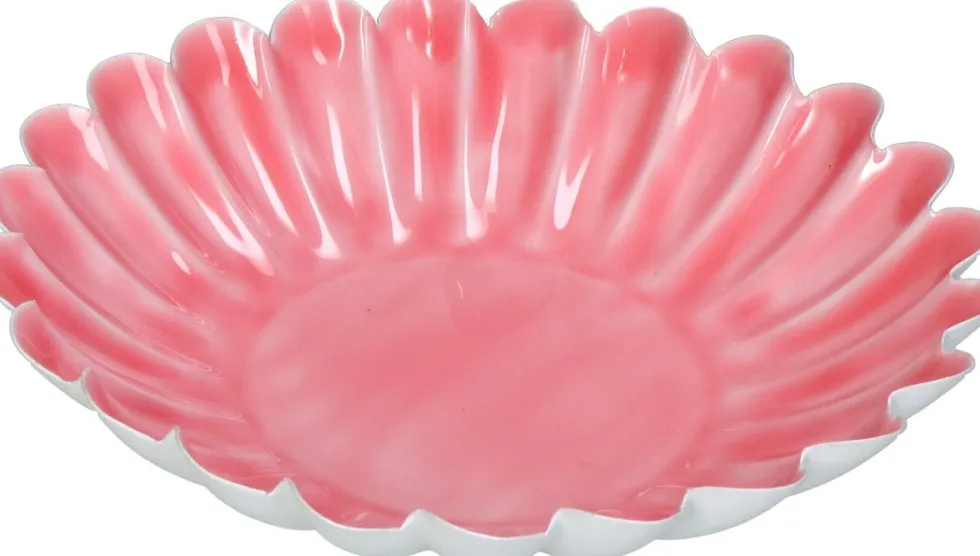 Decoratieschaal Sab roze D 31 H 6 cm
