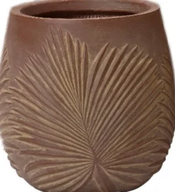Decoris bloempot Axel paars D 23 H 23 cm