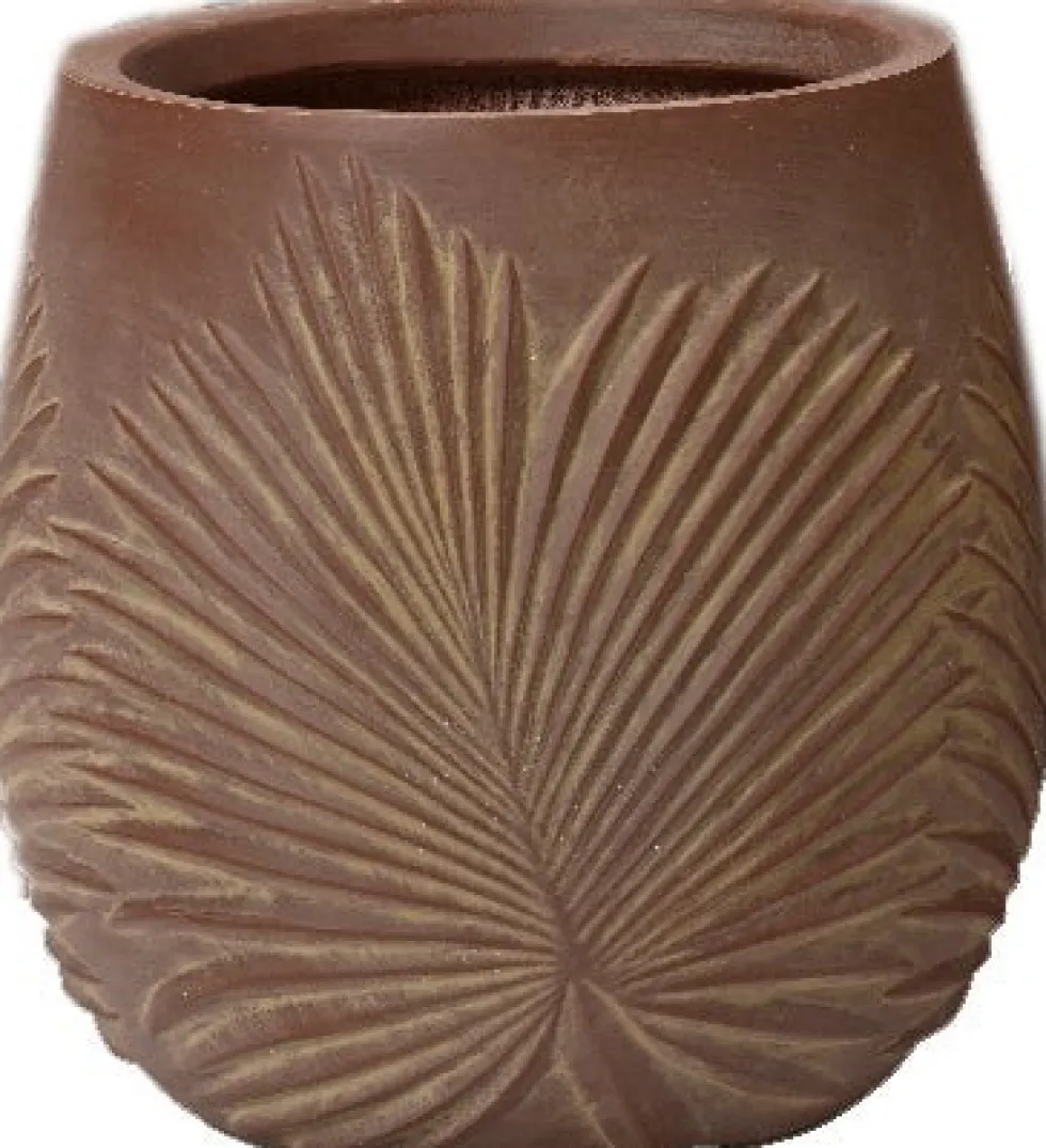 Decoris bloempot Axel paars D 23 H 23 cm