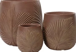 Decoris bloempot Axel paars D 23 H 23 cm